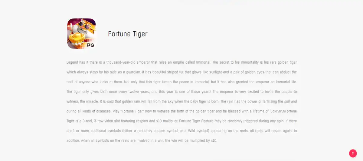 Fortune Tiger slot running on smartphone using Bet7k mobile browser version Fortune Tiger slot running on smartphone using Bet7k mobile browser version