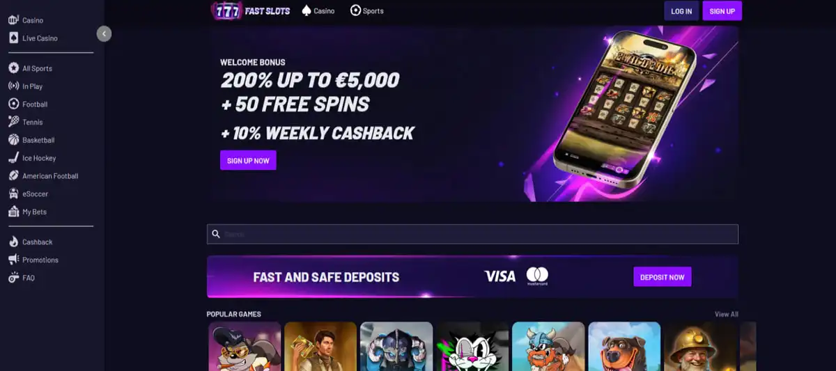 Fortune Tiger slot game featured on Fast Slots online casino Fortune Tiger slot game featured on Fast Slots online casino