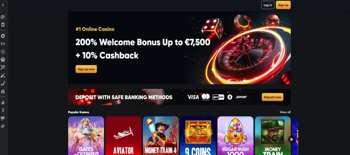 Fortune Tiger slot gameplay interface at Instant casino Fortune Tiger slot gameplay interface at Instant casino