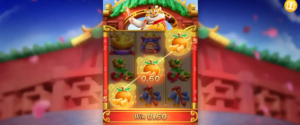 Fortune Tiger slot mobile version on smartphone screen Fortune Tiger slot mobile version on smartphone screen