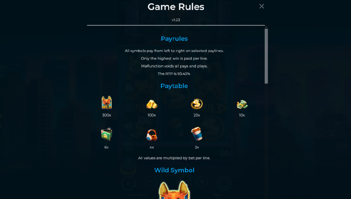 Mobile version of Fortune Wolf slot on smartphone Mobile version of Fortune Wolf slot on smartphone