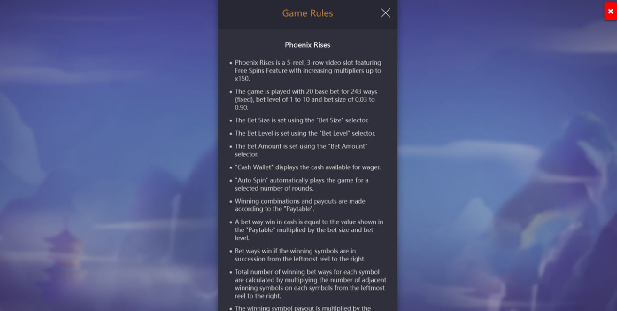 How to play Phoenix Rises Slot step by step on desktop and mobile How to play Phoenix Rises Slot step by step on desktop and mobile