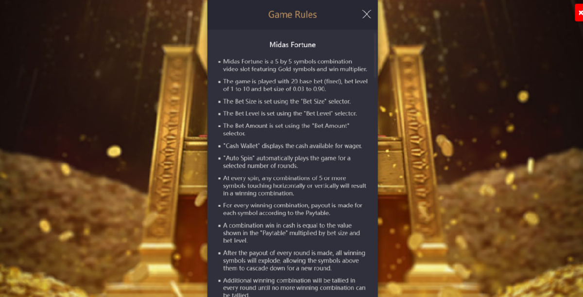 Midas Fortune gameplay rules and cluster-based mechanics Midas Fortune gameplay rules and cluster-based mechanics